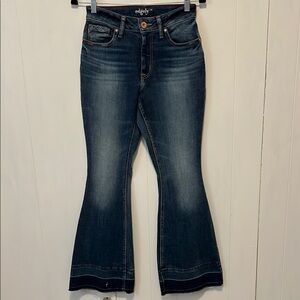 Edgely Women's Flared Blue Jeans Size 4Short